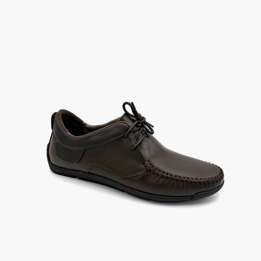 059 Mocassin Cuir Marron
