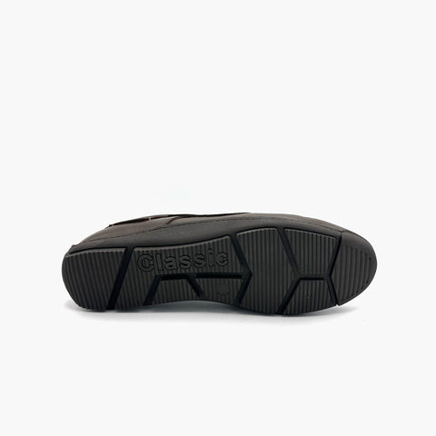 059 Mocassin Cuir Noir