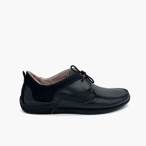 059 Mocassin Cuir Noir