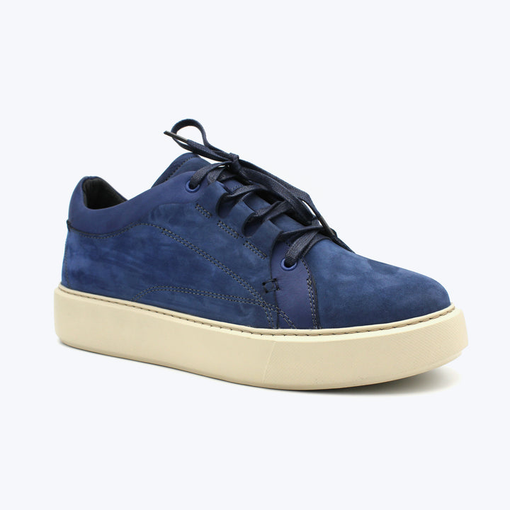 115 Basket Daim Bleu